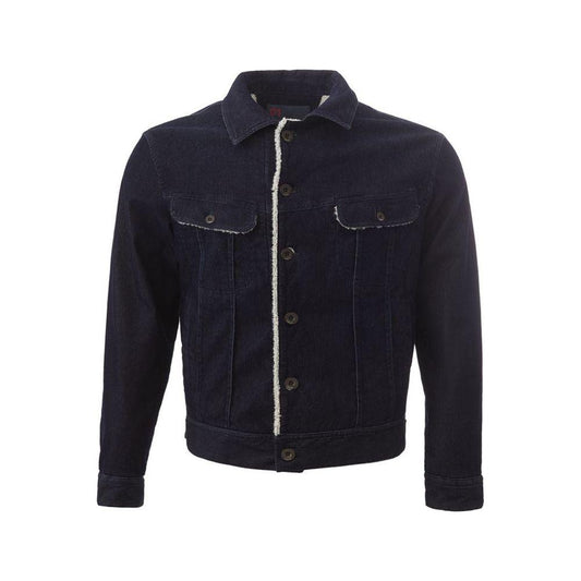 Lardini Blue Cotton Jackets & Coat