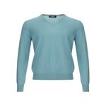 Gran Sasso Turquoise Cashmere Sweater Elegance Gran Sasso Cadet Blue