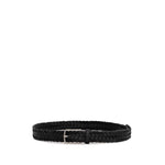 Bottega Veneta Black Leather Belt BO-8913676-100 CM / 40 INCHES