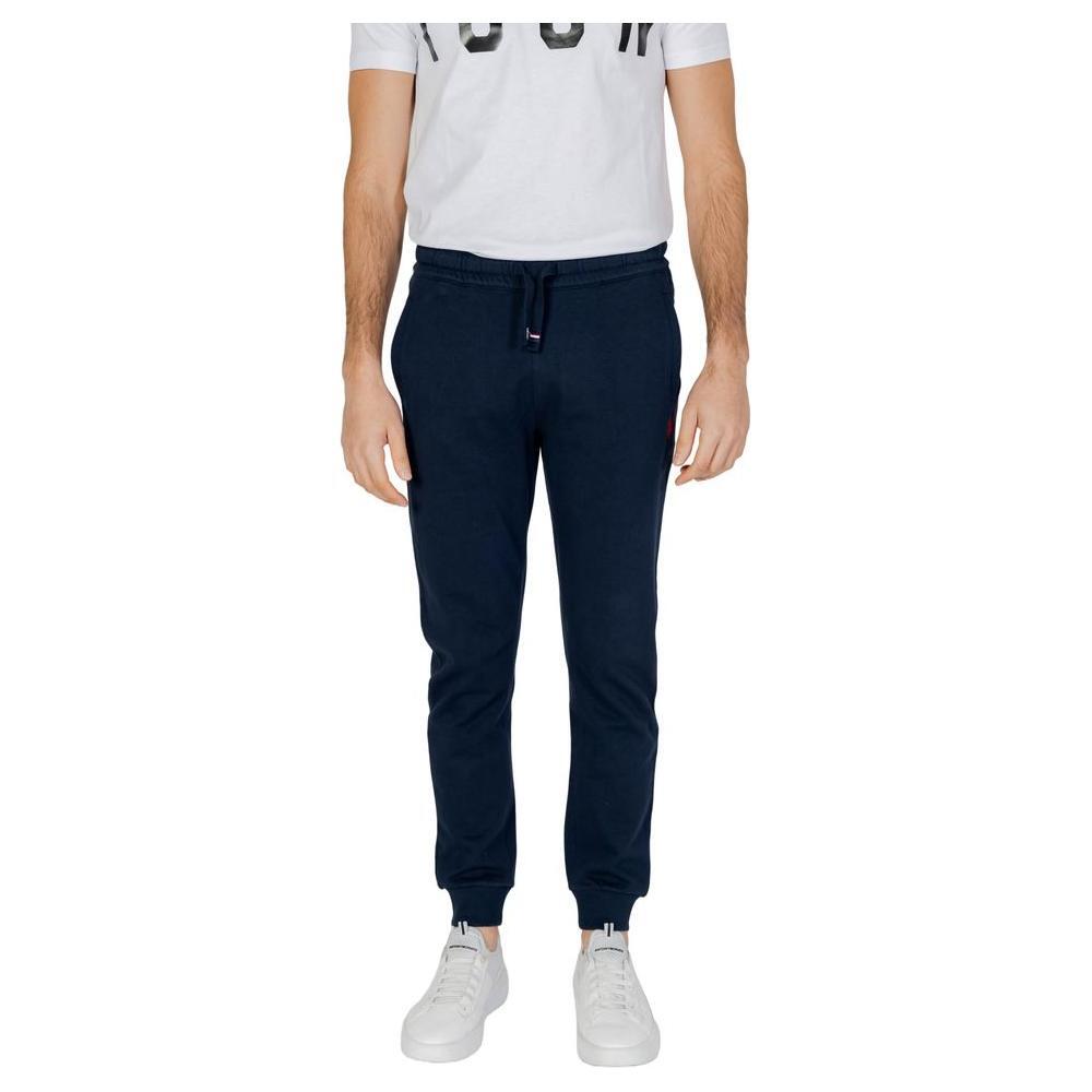 U.S. POLO ASSN. Blue Cotton Joggers Workout Pant US-13433800010-IT52 | XL