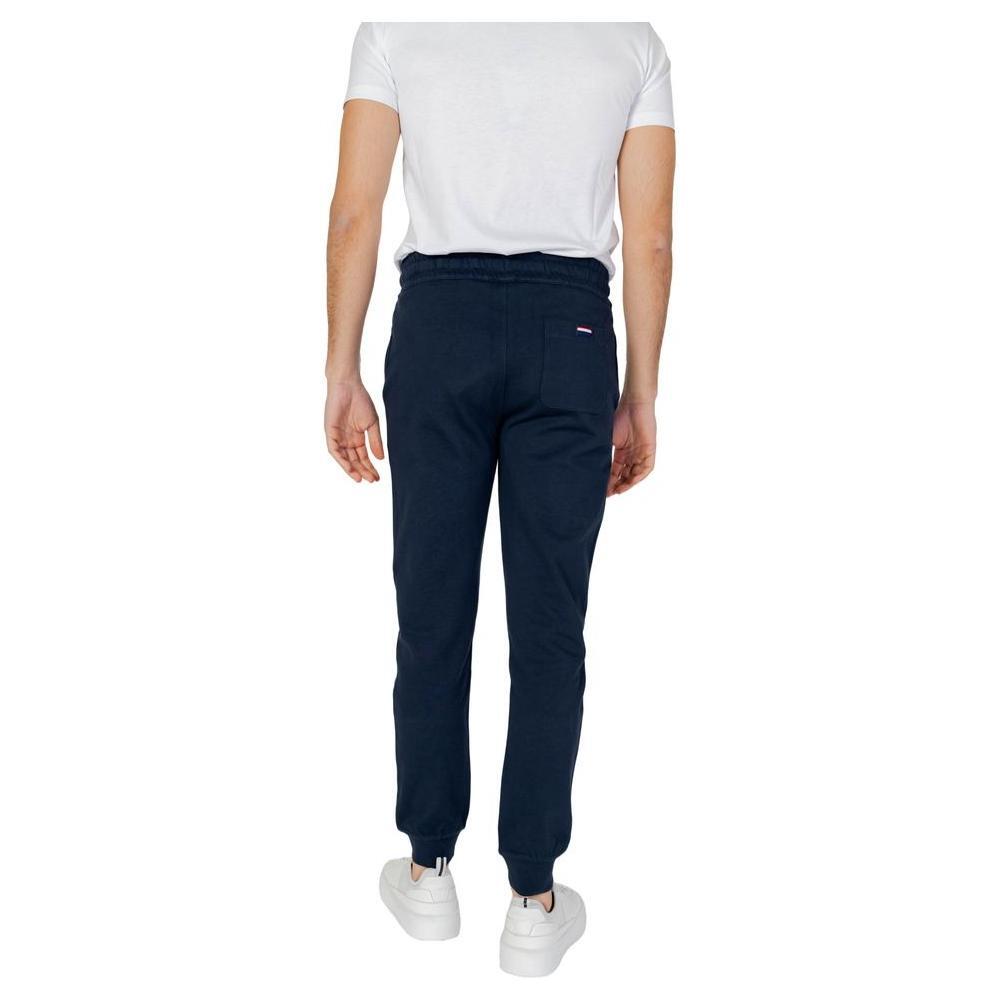 U.S. POLO ASSN. Blue Cotton Joggers Workout Pant US-13433800010-IT52 | XL
