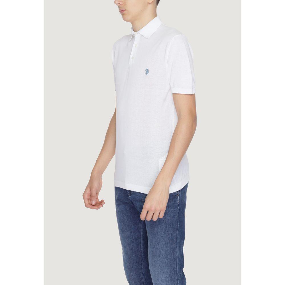 U.S. POLO ASSN. White Cotton Sweater US-13435100008-IT46 | M
