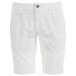 Yes Zee White Cotton Short YE-15244-W31