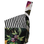 Dolce & Gabbana Multicolor Sweetheart Neck Patchwork Crop Top TSH87142-46