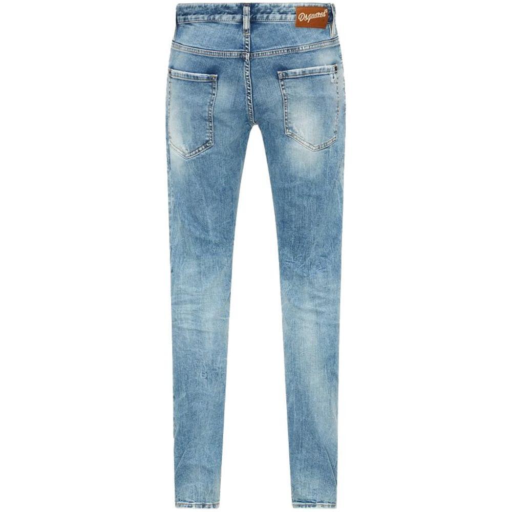 Dsquared² Blue Cotton Jeans Denim