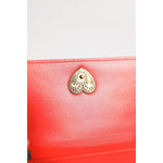Dolce & Gabbana Red Leather Quilted Devotion Crossbody Phone Cover Bag