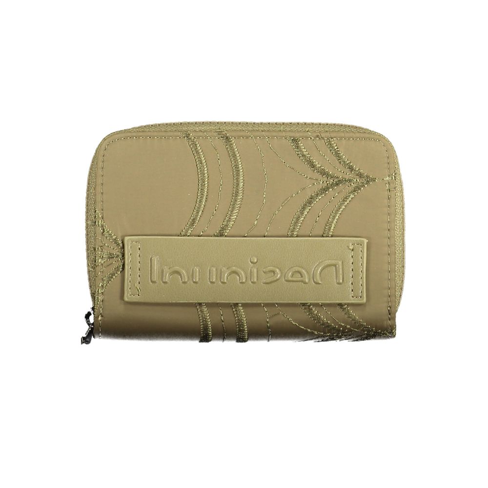 Desigual Green Polyester Wallet