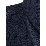 Cruciani Blue Cashmere Cardigan CR-8756673-IT50 | L