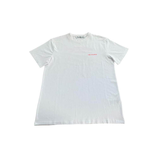 Trussardi Beachwear White Cotton Men's T-Shirt