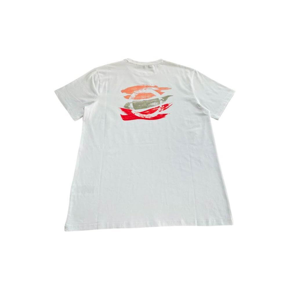 Trussardi Beachwear White Cotton T-Shirt