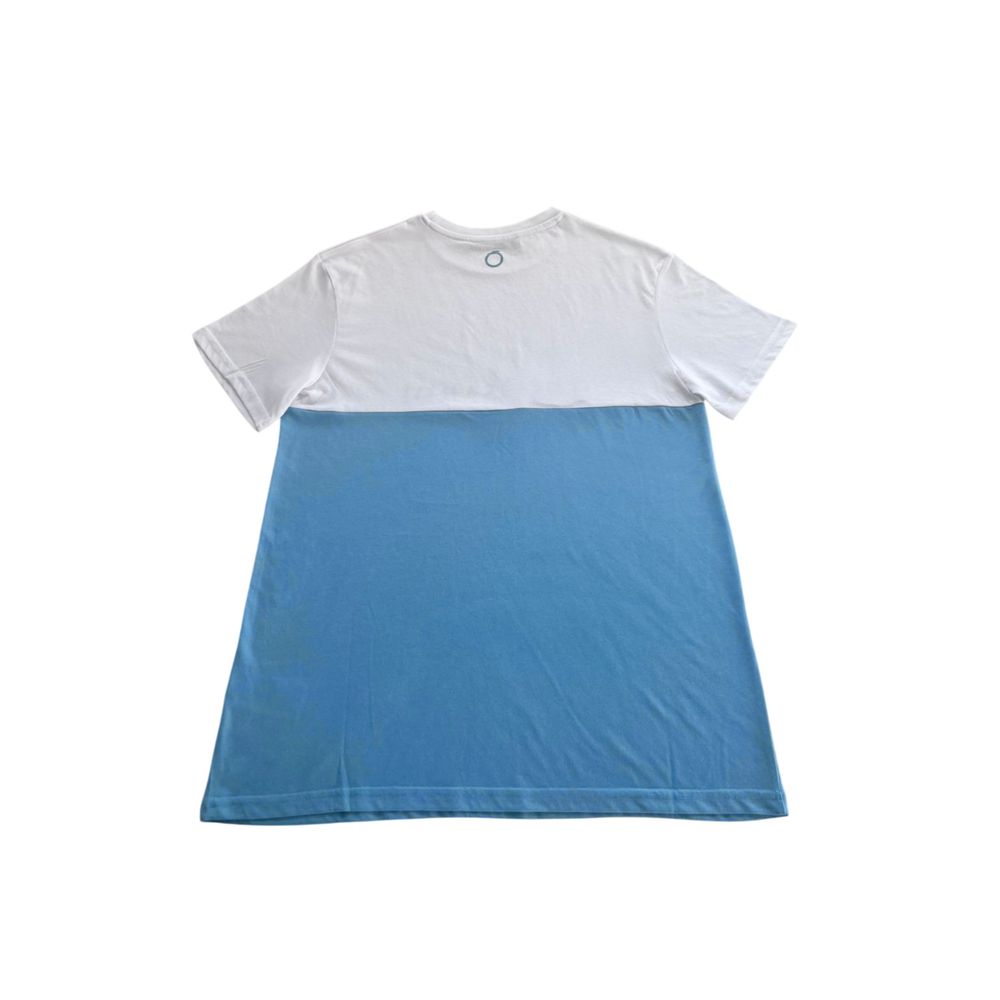 Trussardi Beachwear Light Blue Polyester T-Shirt