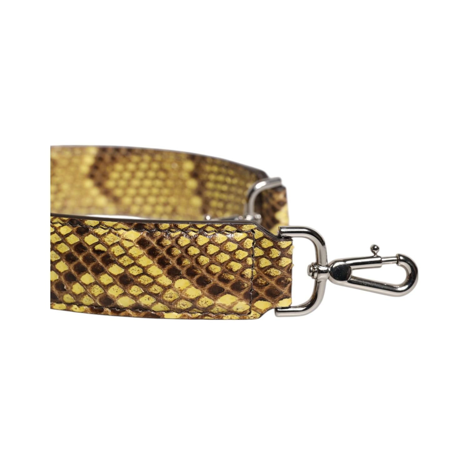 Dolce & Gabbana Yellow Exotic Leather Bag Shoulder Strap
