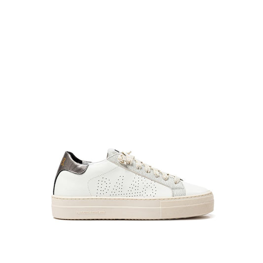 P448 White Leather Sneaker P-8012666-EU36/US6