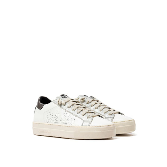 P448 White Leather Sneaker P-8012666-EU36/US6
