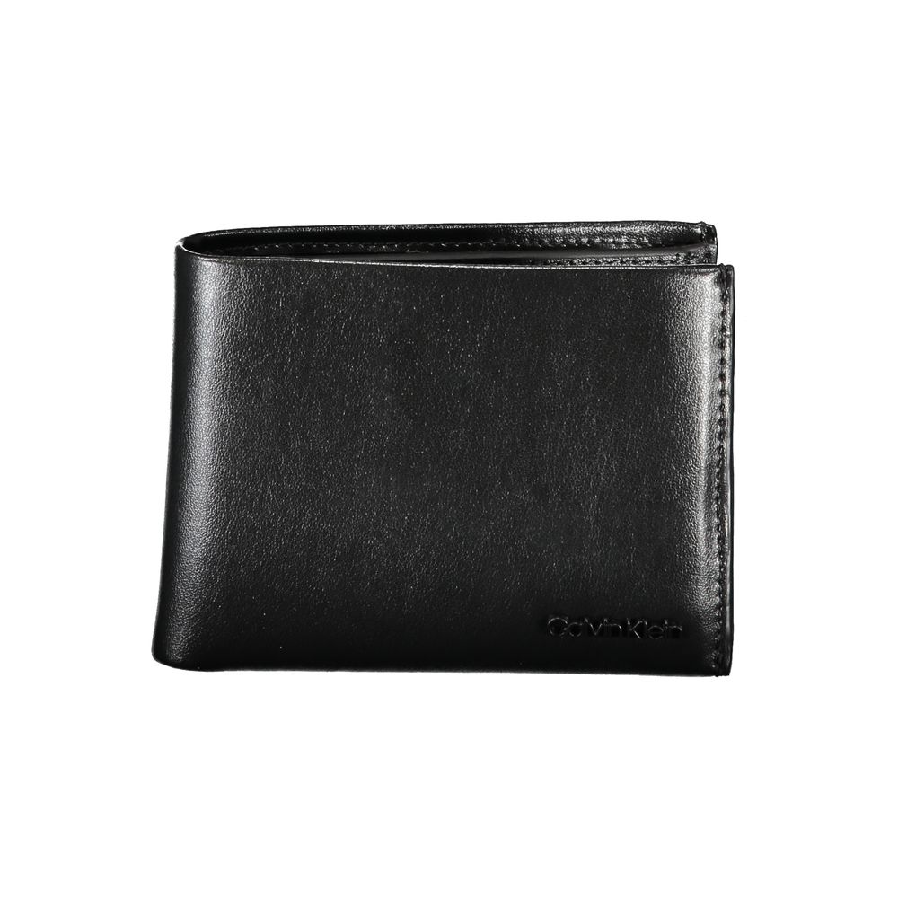 Calvin Klein Black Leather Wallet Calvin Klein