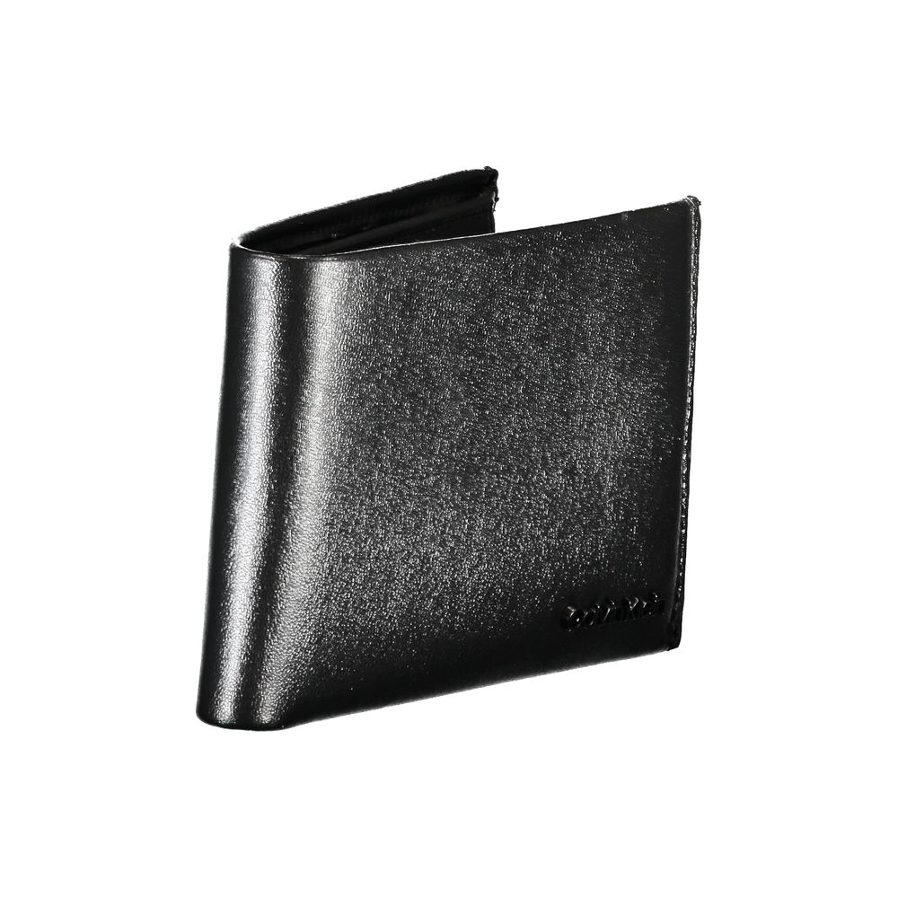 Calvin Klein Black Leather Wallet Calvin Klein