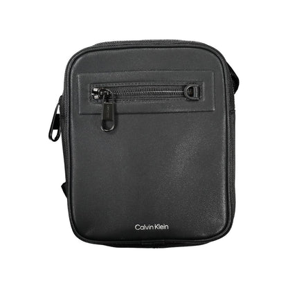 Calvin Klein Black Polyester Men's Shoulder Bag
