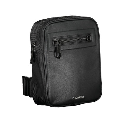 Calvin Klein Black Polyester Men's Shoulder Bag
