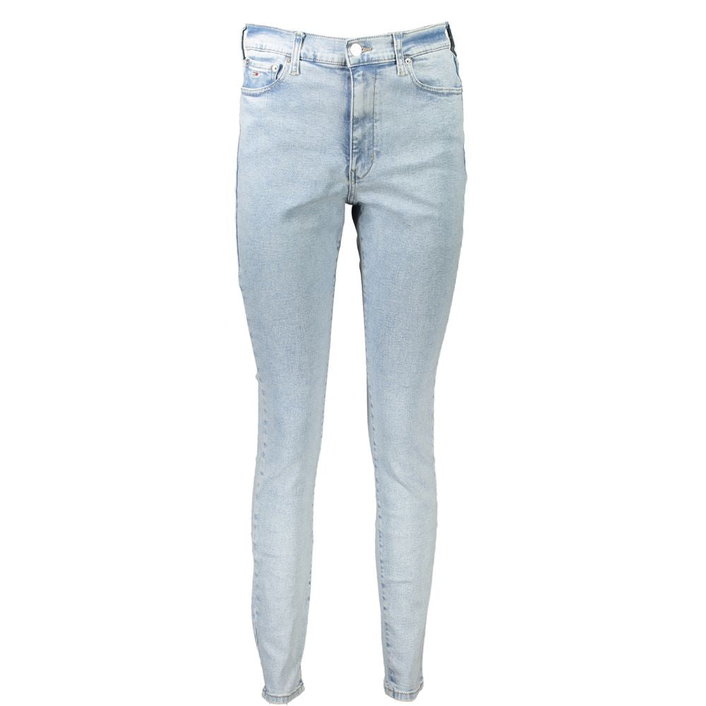 Tommy Hilfiger Light Blue Cotton Women Jeans TO-27248-W25 | L32