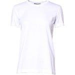 Dolce & Gabbana White Cotton Crew Neck Short Sleeves T-shirt