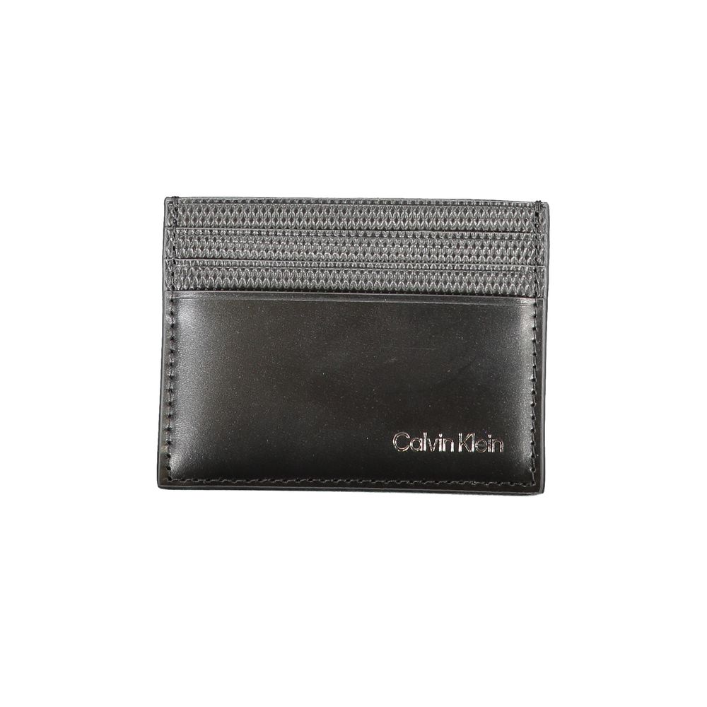 Calvin Klein Black Leather Wallet Calvin Klein