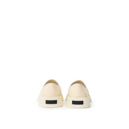 Fear Of God Beige Leather Slip-On Loafer