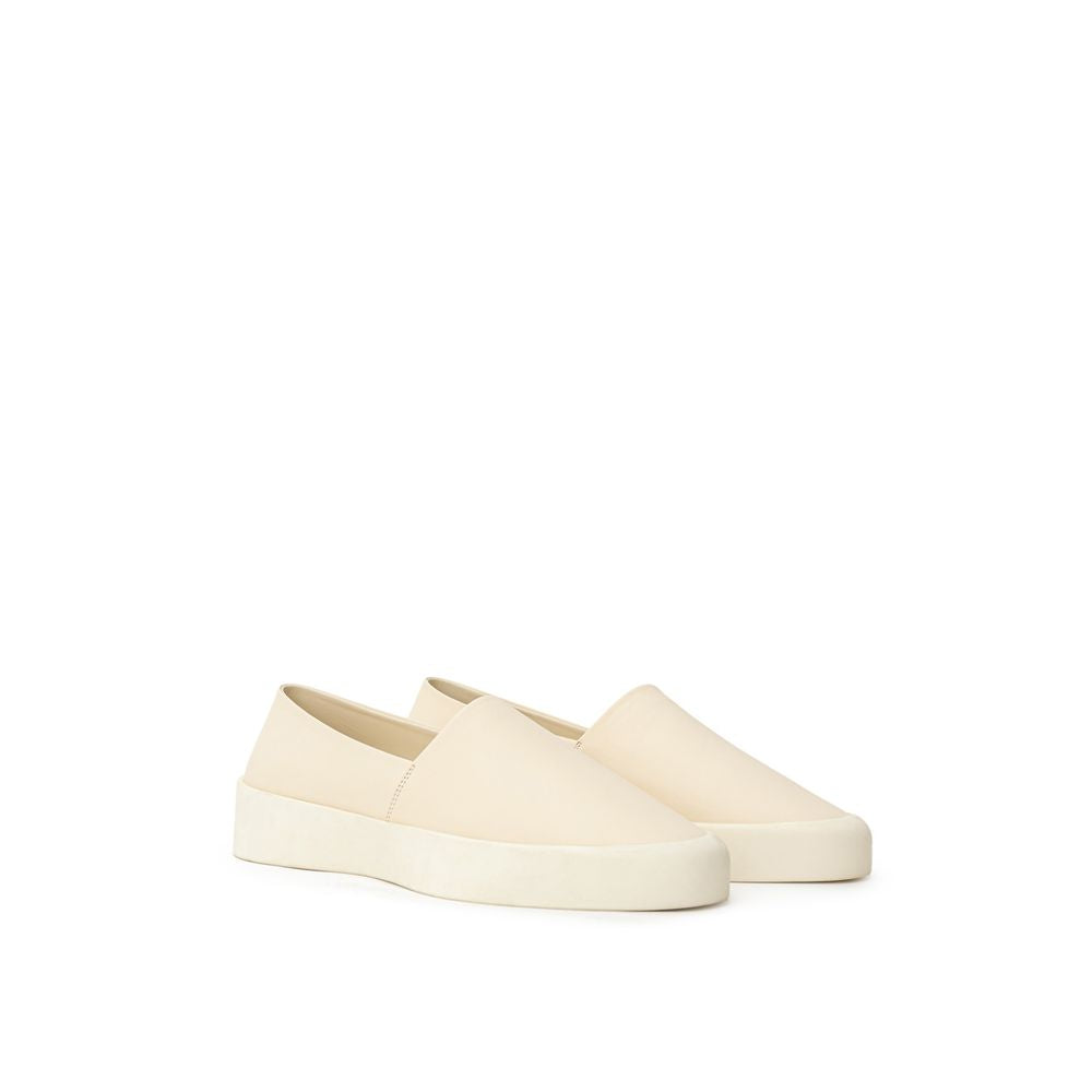 Fear Of God Beige Leather Slip-On Loafer