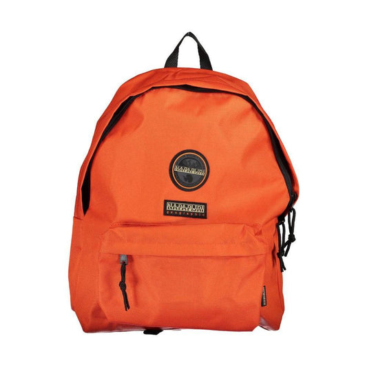 Napapijri Eco-Chic Orange Backpack for the Modern Explorer NA-28036
