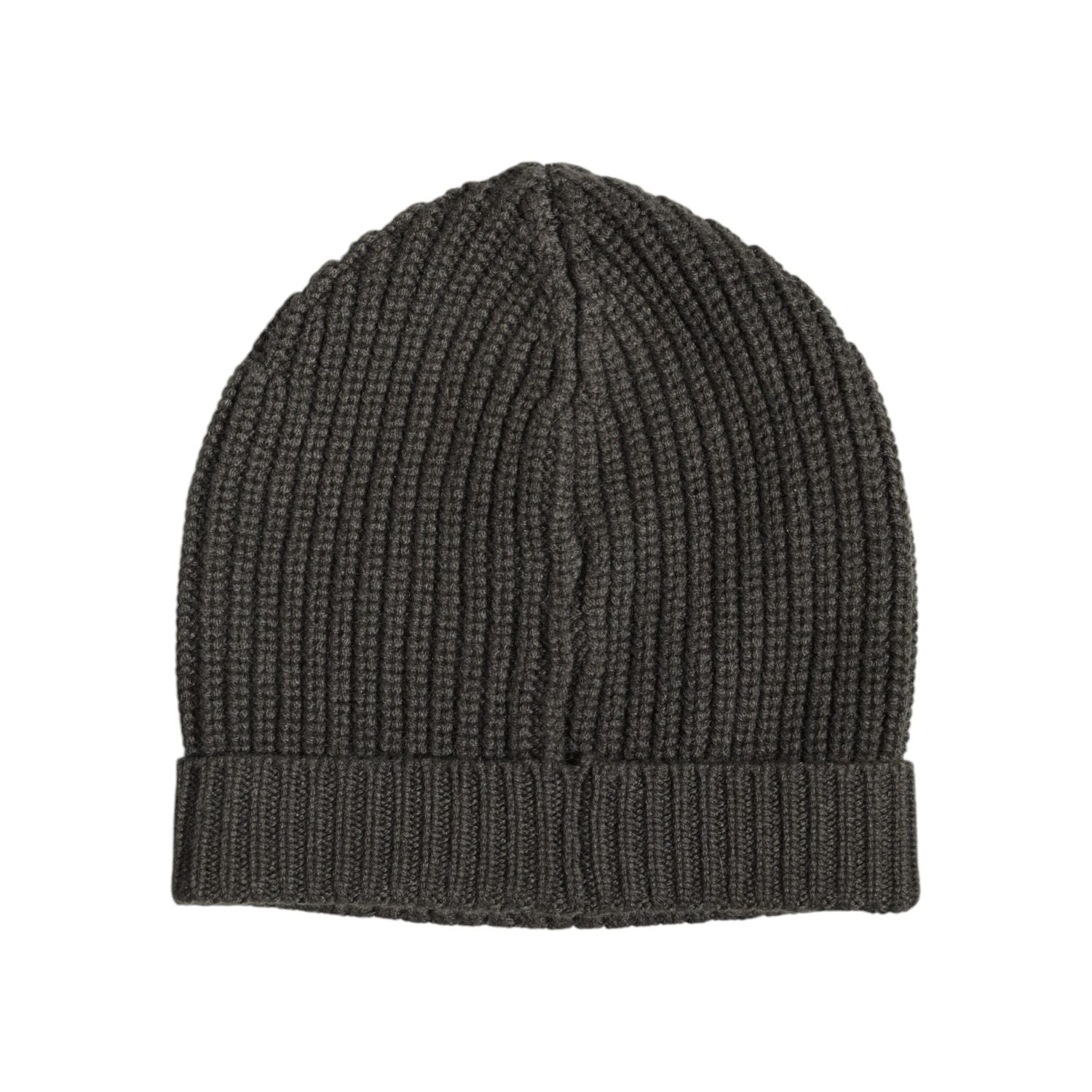 Dolce & Gabbana Dark Gray Cashmere Knit Winter Beanie Hat