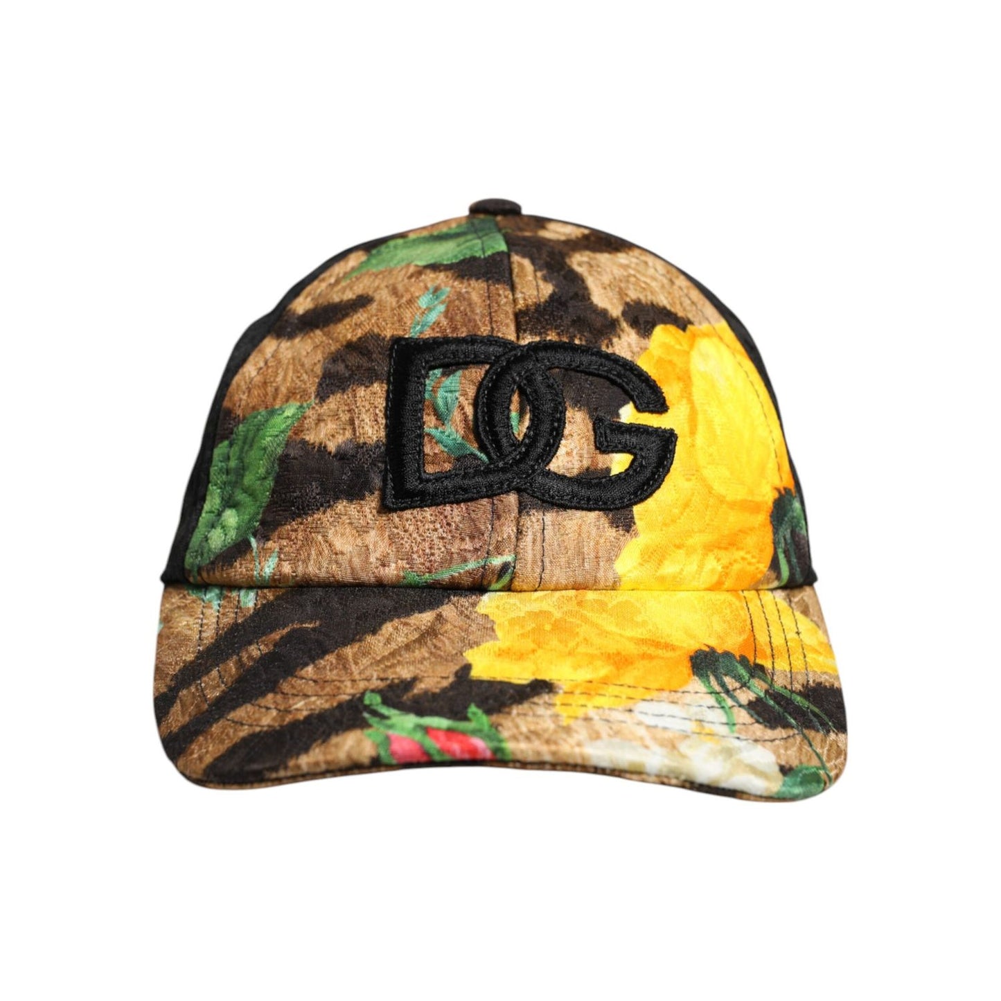 Dolce & Gabbana Multicolor DG Logo Patch 6 Panels Baseball Cap Dolce & Gabbana