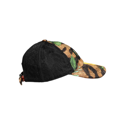 Dolce & Gabbana Multicolor DG Logo Patch 6 Panels Baseball Cap Dolce & Gabbana