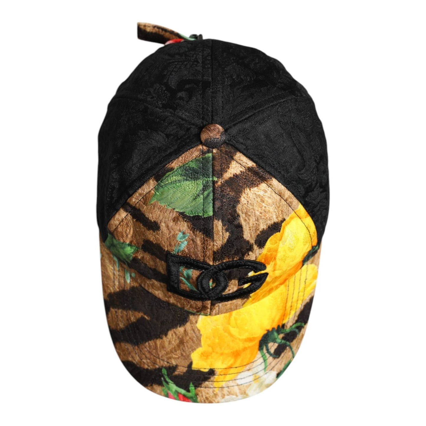 Dolce & Gabbana Multicolor DG Logo Patch 6 Panels Baseball Cap Dolce & Gabbana