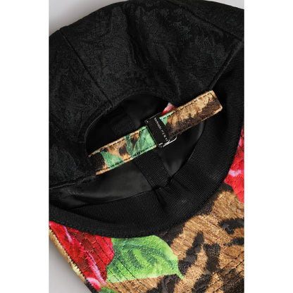 Dolce & Gabbana Multicolor DG Logo Patch 6 Panels Baseball Cap Dolce & Gabbana