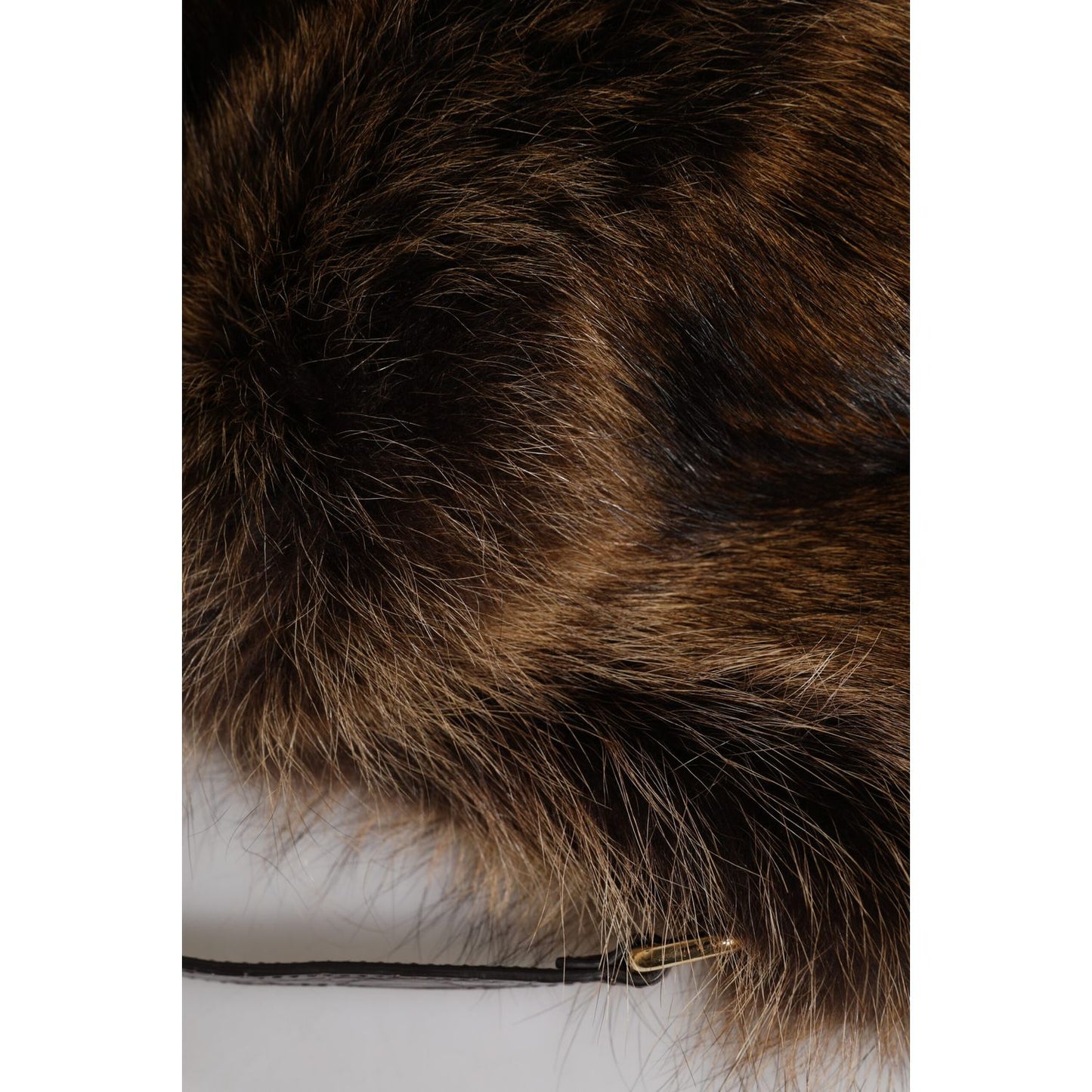 Dolce & Gabbana Brown Fur Women Bucket Hat Dolce & Gabbana