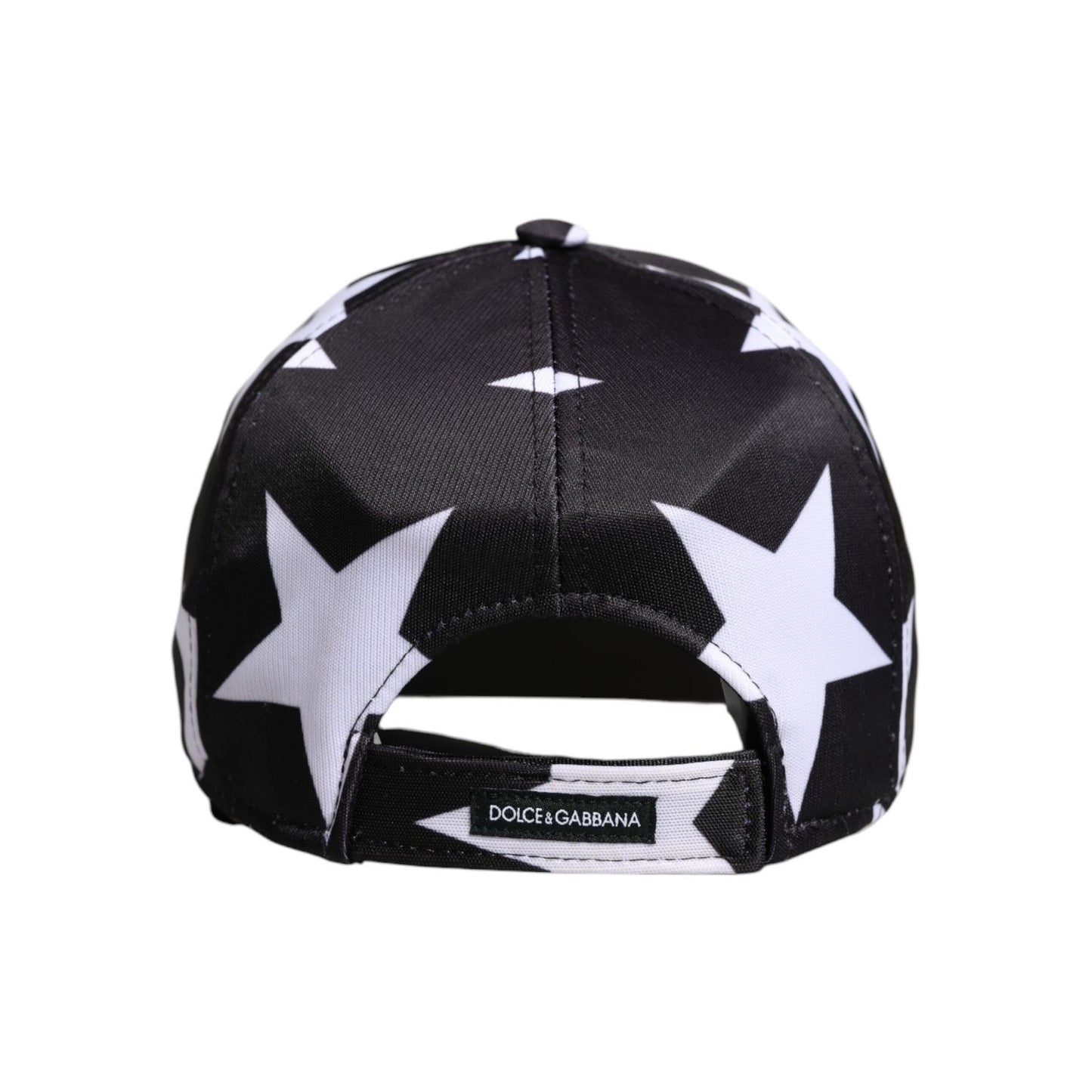 Dolce & Gabbana Black Star Print Polyester Baseball Cap Dolce & Gabbana