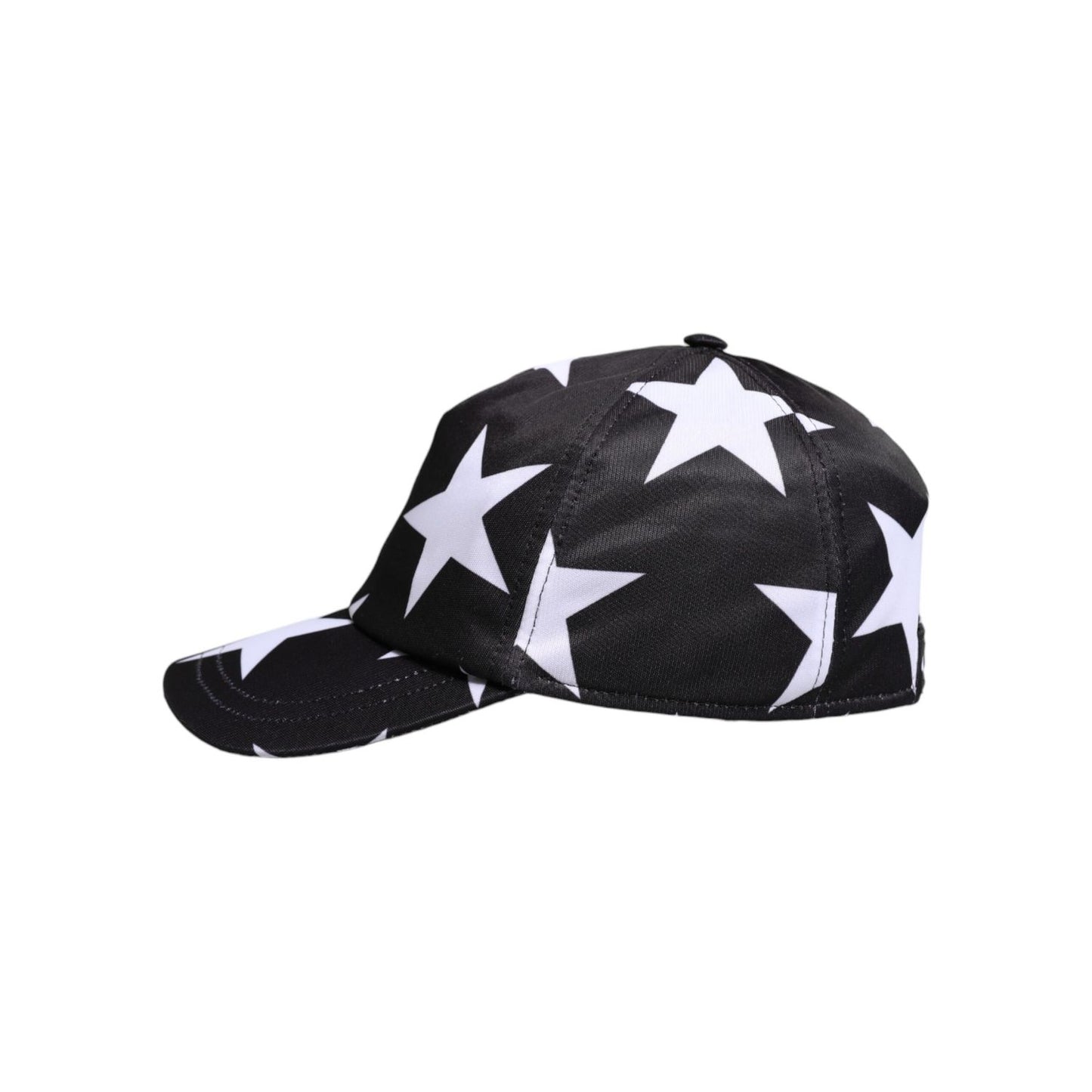 Dolce & Gabbana Black Star Print Polyester Baseball Cap Dolce & Gabbana