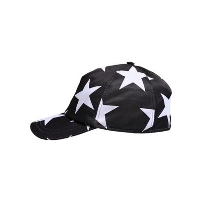 Dolce & Gabbana Black Star Print Polyester Baseball Cap Dolce & Gabbana