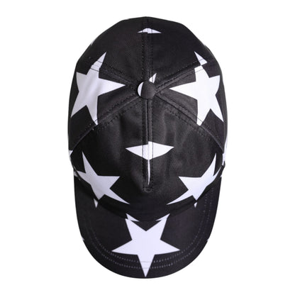 Dolce & Gabbana Black Star Print Polyester Baseball Cap Dolce & Gabbana