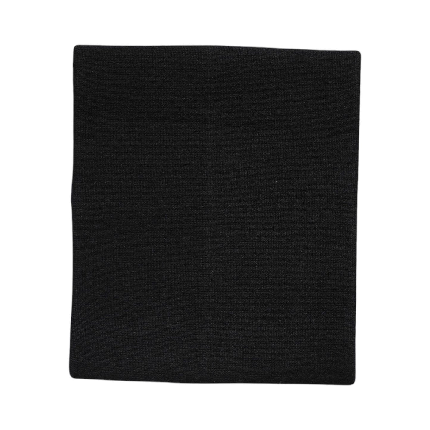 Dolce & Gabbana Black Cashmere Knitted Neck Warmer Foulard Scarf Dolce & Gabbana