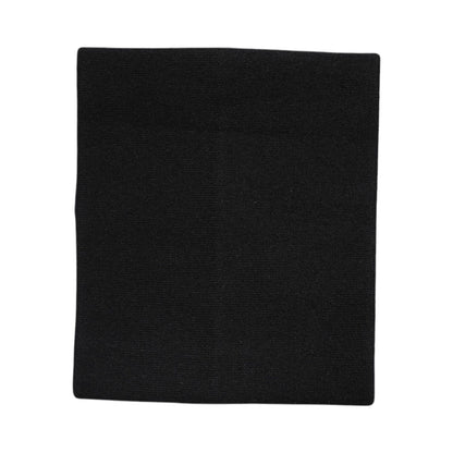 Dolce & Gabbana Black Cashmere Knitted Neck Warmer Foulard Scarf Dolce & Gabbana