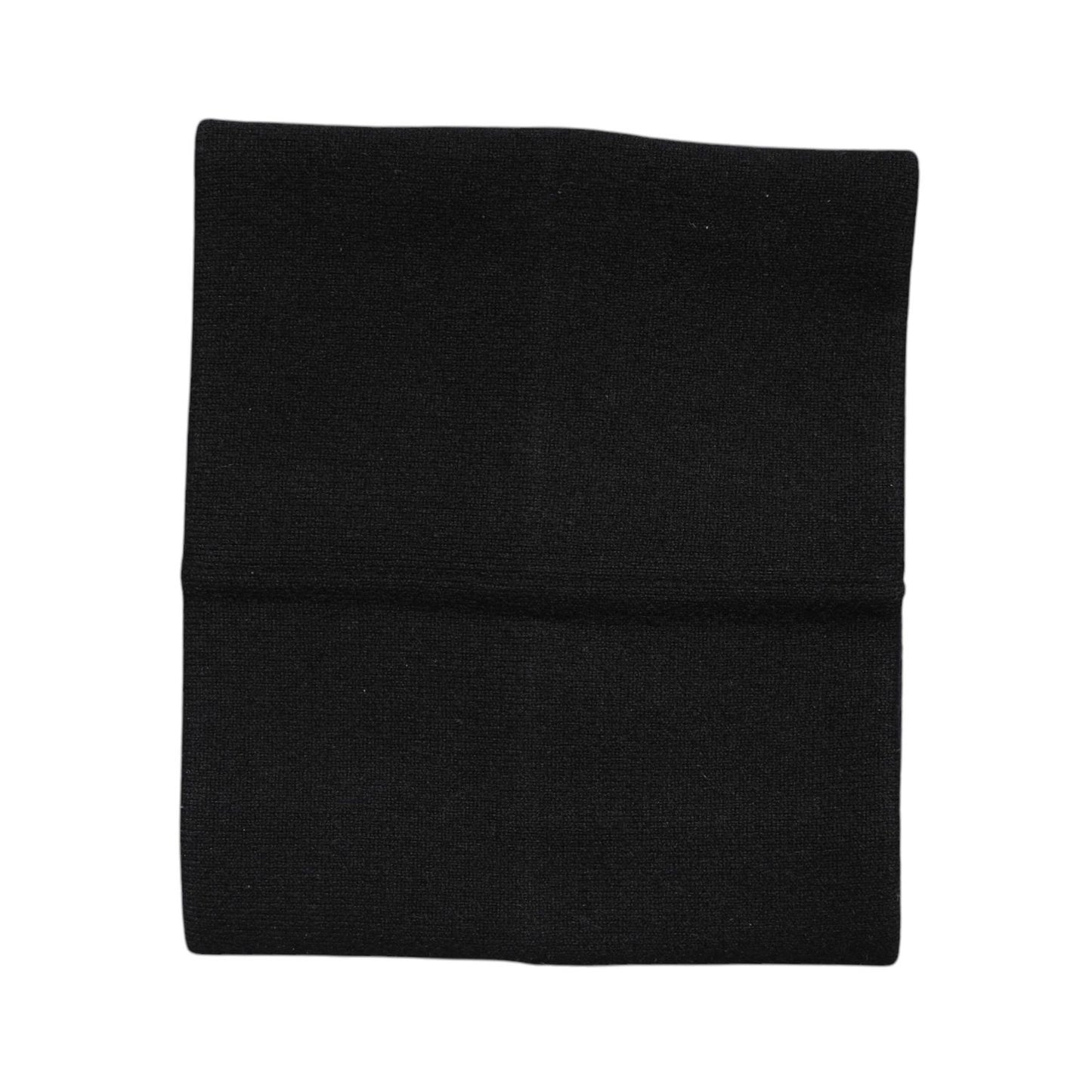 Dolce & Gabbana Black Cashmere Knitted Neck Warmer Foulard Scarf Dolce & Gabbana