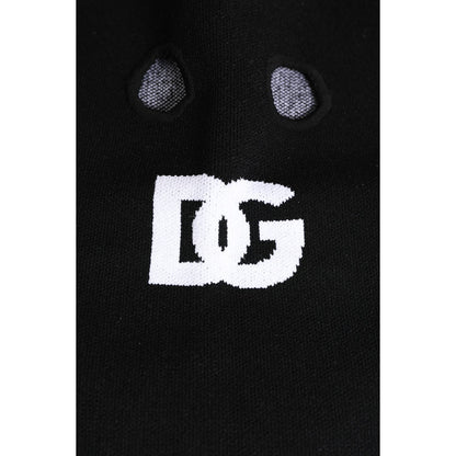 Dolce & Gabbana Black Cashmere Knitted Ski Mask Balaclava Hat