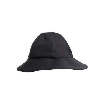 Dolce & Gabbana Black Cotton Wide Brim Bucket Hat
