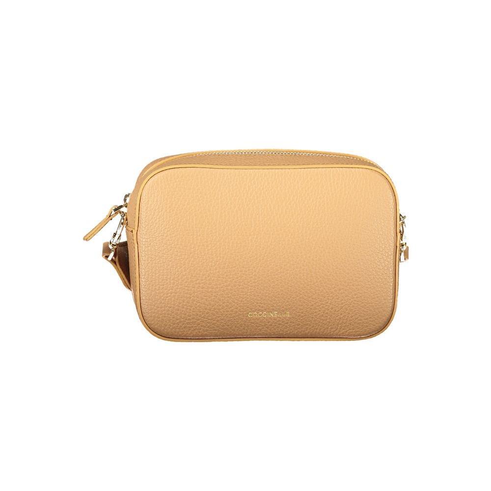 Front view with bag zipped and handles upright.