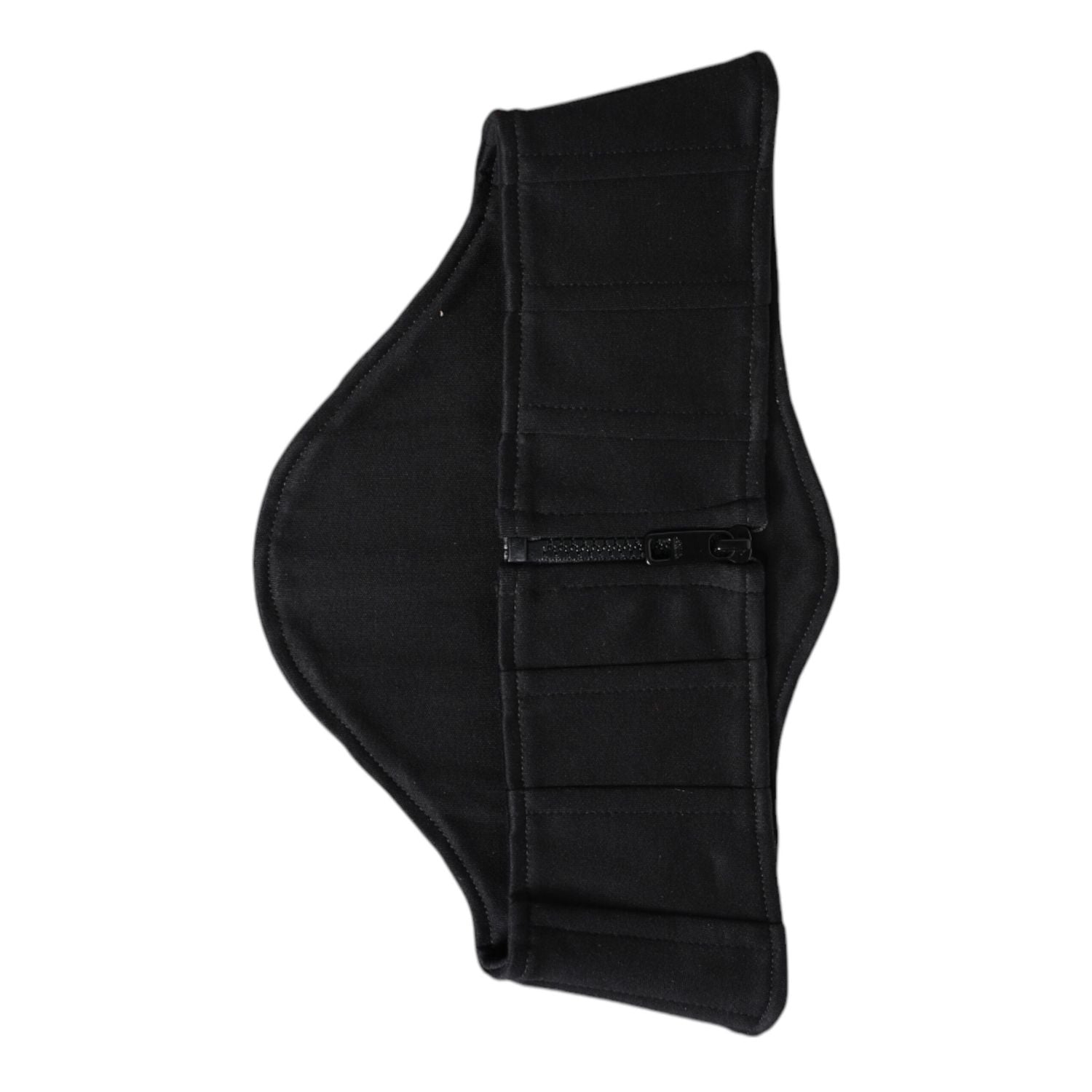 Dolce & Gabbana Black Cotton Waist Tuxedo Belt Cummerbund