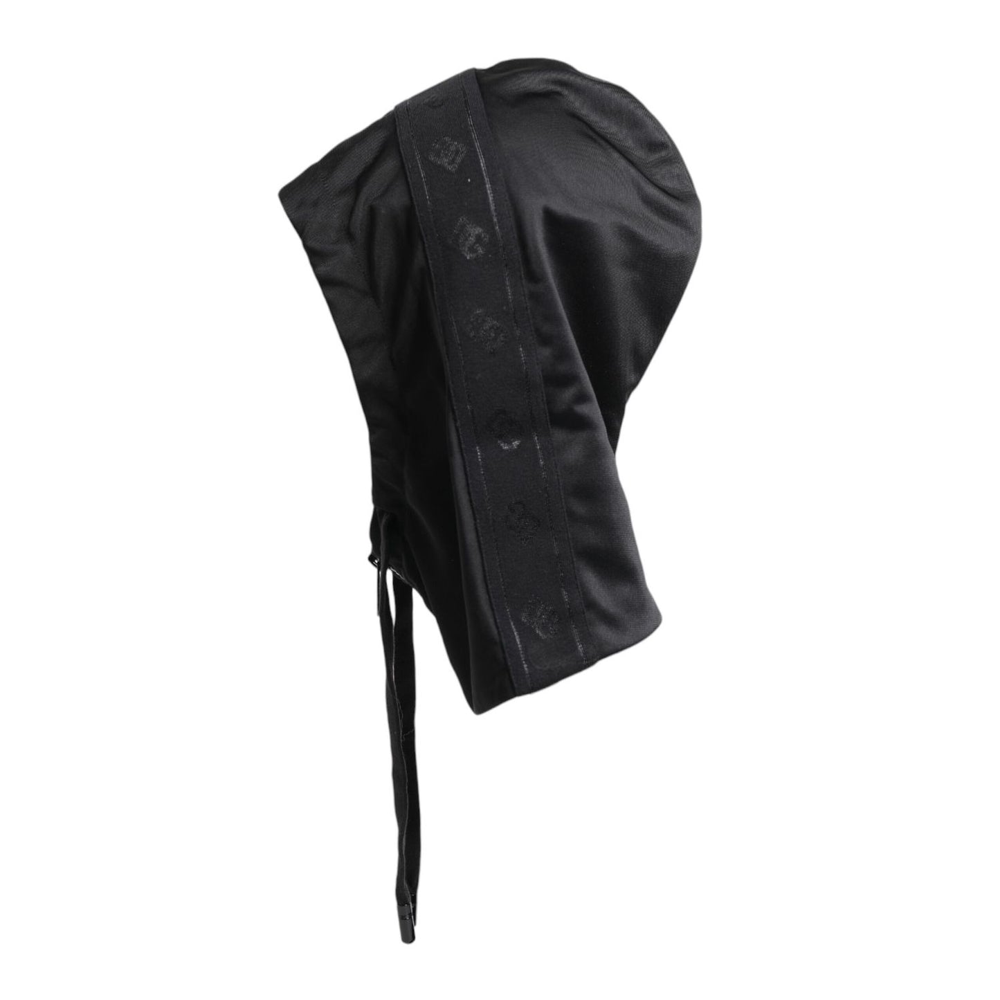 Dolce & Gabbana Black Polyester Whole Head Wrap Hat Dolce & Gabbana