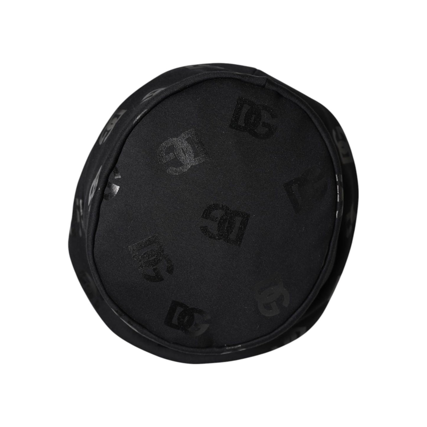 Dolce & Gabbana Black DG Monogram Polyester Jacquard Bucket Hat Dolce & Gabbana
