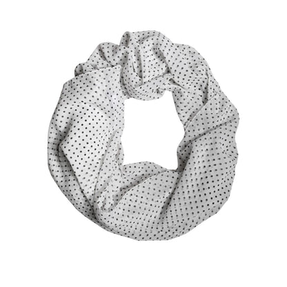 Dolce & Gabbana White Polka Dots Polyester Wrap Shawl Scarf Dolce & Gabbana