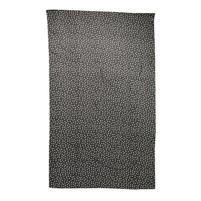 Dolce & Gabbana Black Polka Dots Polyester Wrap Shawl Scarf Dolce & Gabbana