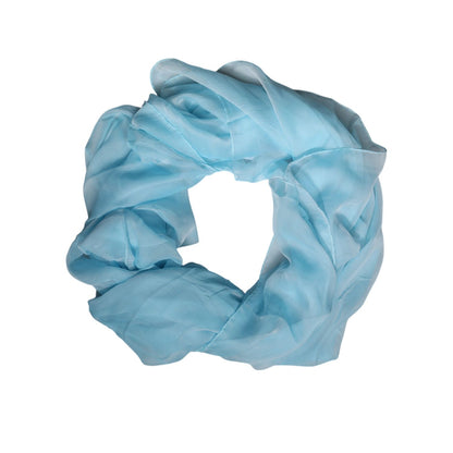 Dolce & Gabbana Light Blue Silk Rectangle Wrap Shawl Scarf Dolce & Gabbana